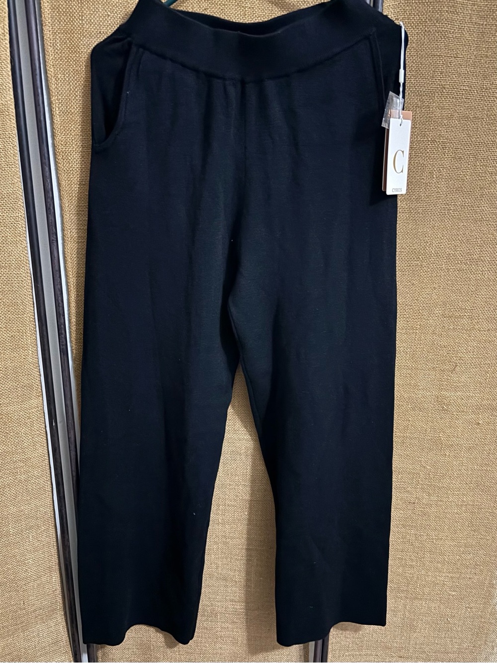 Cyrus Black Sweater Pants